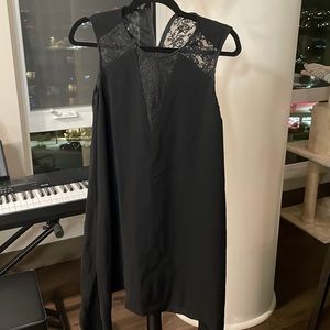 Black lace dress